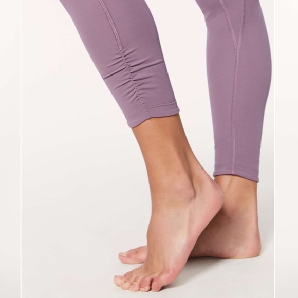 Lululemon Awakening Tight *Taryn Toomey Collection 25" Dusty Mauve Size 6 W5AOKS - Picture 3 of 15